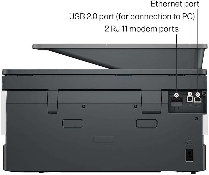 HP OfficeJet Pro 9125e Wireless All-in-One Color Inkjet Printer, Print, scan, copy, fax, ADF, Duplex printing best-for-office, 3 month Instant Ink trial included, AI-enabled (403X0A) - Image 15