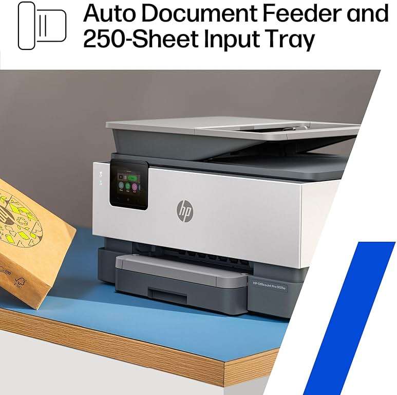 HP OfficeJet Pro 9125e Wireless All-in-One Color Inkjet Printer, Print, scan, copy, fax, ADF, Duplex printing best-for-office, 3 month Instant Ink trial included, AI-enabled (403X0A) - Image 10