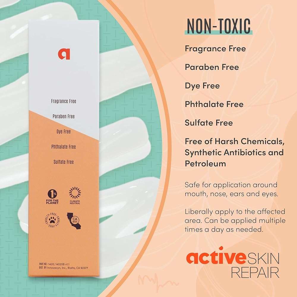 Active Skin Repair Face and Body Hydrating Serum, EWG Certified Hyaluronic Acid for All Skin Types, Dermatologist-Tested Moisturizing Anti-Aging Serum with Ceramides & Niacinamide, 5 fl. oz. - Image 7