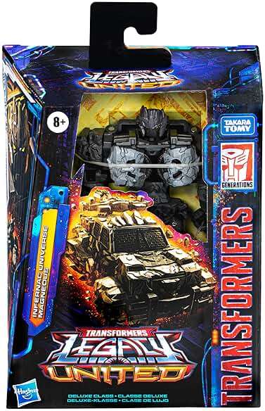 Transformers Legacy United Deluxe Class Infernac Universe Magneous, 5.5-Inch Converting Action Figure, 8+ - Image 3