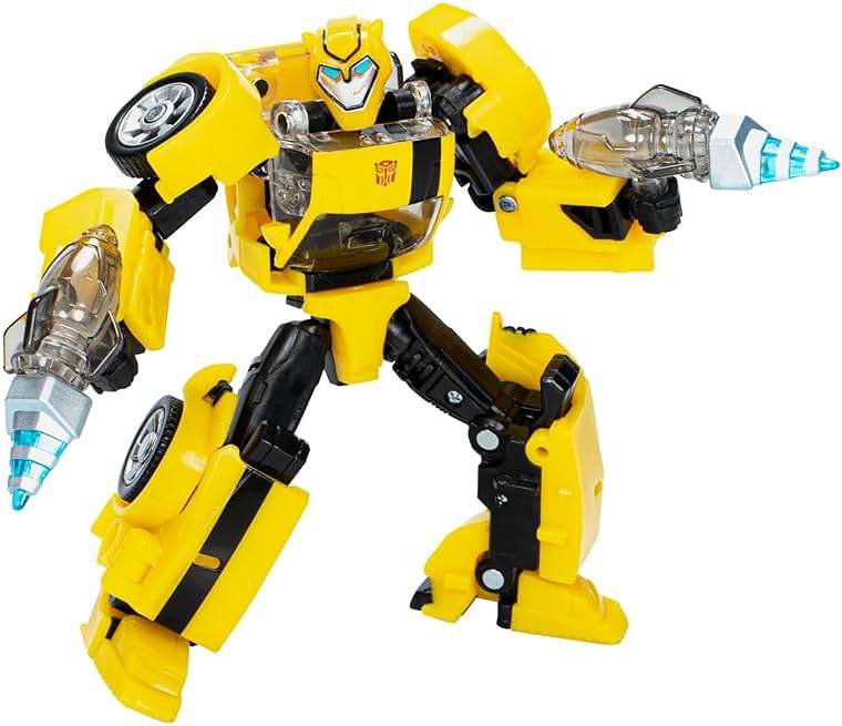Transformers Legacy United Deluxe Class Animated Universe Bumblebee, 5.5-Inch Converting Action Figure, 8+ - Image 1