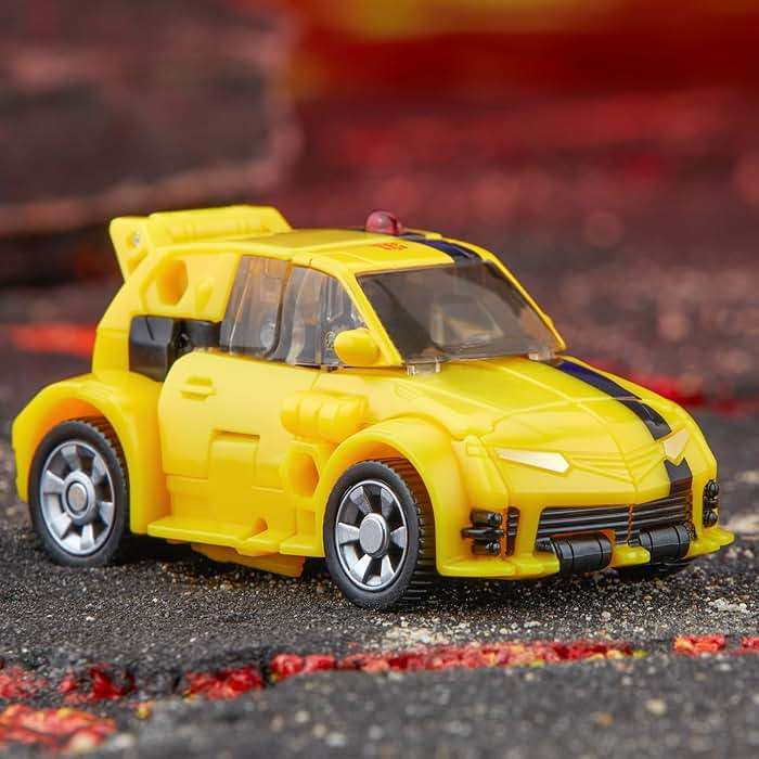 Transformers Legacy United Deluxe Class Animated Universe Bumblebee, 5.5-Inch Converting Action Figure, 8+ - Image 2