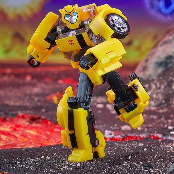 Transformers Legacy United Deluxe Class Animated Universe Bumblebee, 5.5-Inch Converting Action Figure, 8+ - Image 12