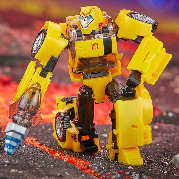 Transformers Legacy United Deluxe Class Animated Universe Bumblebee, 5.5-Inch Converting Action Figure, 8+ - Image 4