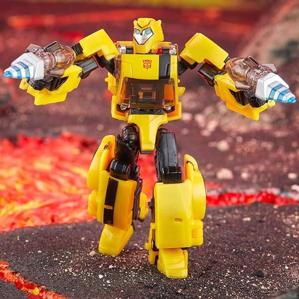 Transformers Legacy United Deluxe Class Animated Universe Bumblebee, 5.5-Inch Converting Action Figure, 8+ - Image 6