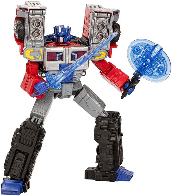 Transformers Legacy United Leader Class G2 Universe Laser Optimus Prime, 7.5-inch Converting Action Figure, 8+ - Product Image