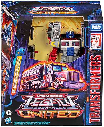 Transformers Legacy United Leader Class G2 Universe Laser Optimus Prime, 7.5-inch Converting Action Figure, 8+ - Image 5