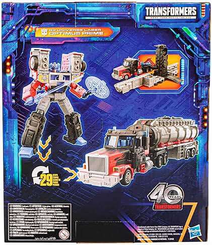 Transformers Legacy United Leader Class G2 Universe Laser Optimus Prime, 7.5-inch Converting Action Figure, 8+ - Image 6