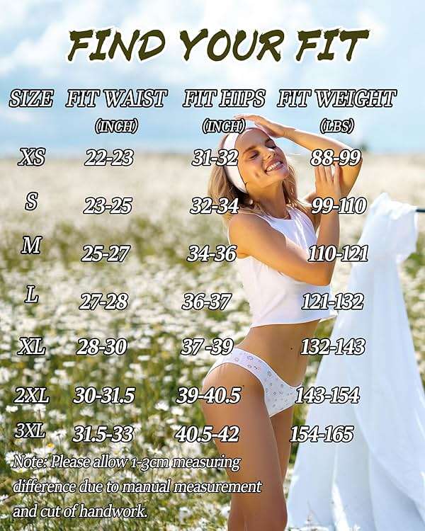 FINETOO 6 Pack Cotton Underwear for Women Cute Low Rise Bikini Panties High Cut Breathable Sexy Hipster Womens Cheeky S-3XL - Image 5