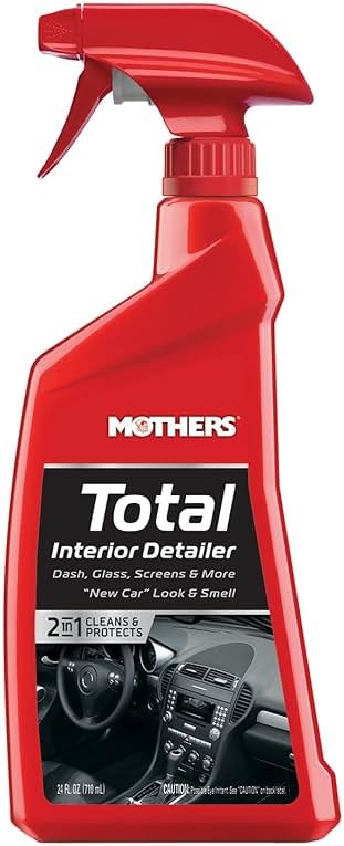 Mothers Total Interior Detailer, 24 oz. — Cleans & Protects Dash, Glass, Screens & More, Safe Ammonia-Free Formula Removes Dirt, Oily Film & Fingerprints Without Streaks or Residue (05434) - Product Image
