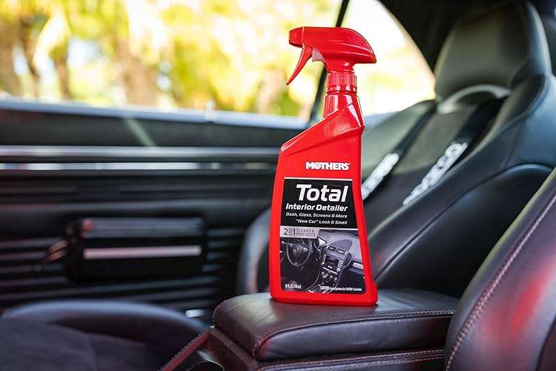 Mothers Total Interior Detailer, 24 oz. — Cleans & Protects Dash, Glass, Screens & More, Safe Ammonia-Free Formula Removes Dirt, Oily Film & Fingerprints Without Streaks or Residue (05434) - Image 3