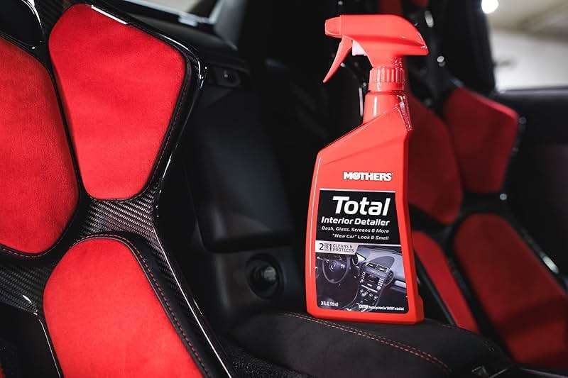 Mothers Total Interior Detailer, 24 oz. — Cleans & Protects Dash, Glass, Screens & More, Safe Ammonia-Free Formula Removes Dirt, Oily Film & Fingerprints Without Streaks or Residue (05434) - Image 4
