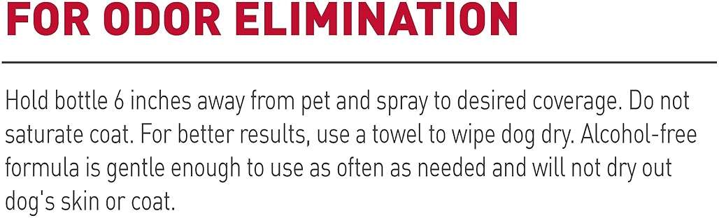 Nature's Miracle Freshening Spray For Dogs Freshens Dog’s Coat Between Baths And Neutralizes Tough Odors With Sunkissed Breeze Scent, 8 Ounces - Image 4