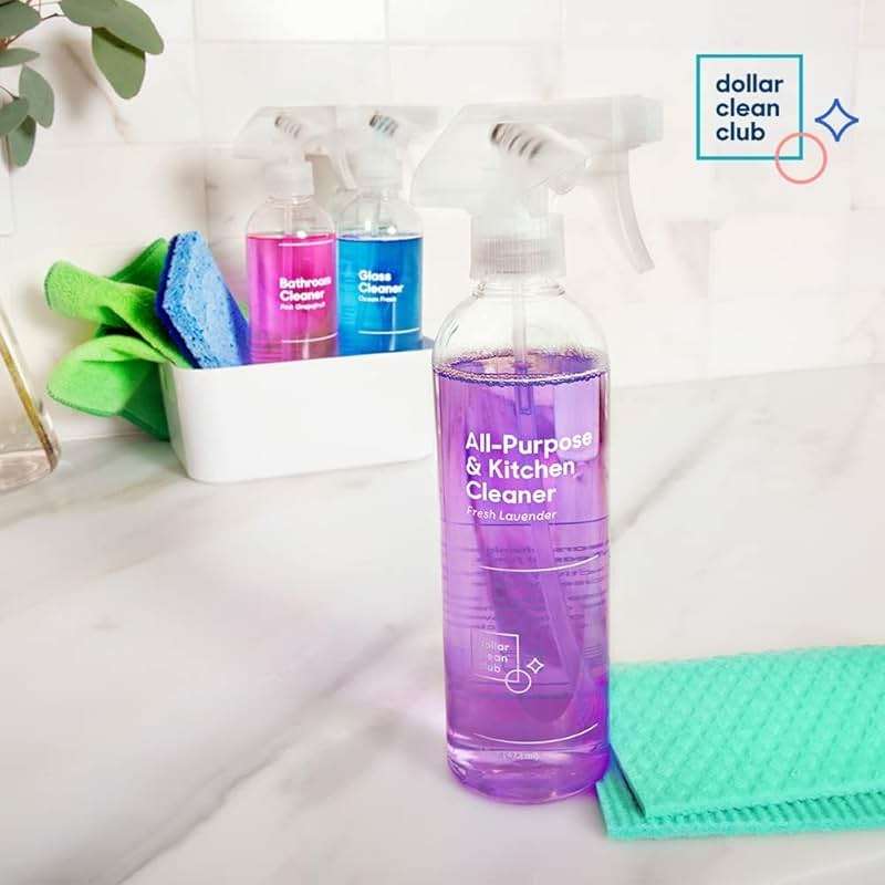 DOLLAR CLEAN CLUB Complete Home Cleaning 15 Pack Kit, Kitchen, Bathroom, Carpet, Dish, and Glass Cleaner Refills - Image 6