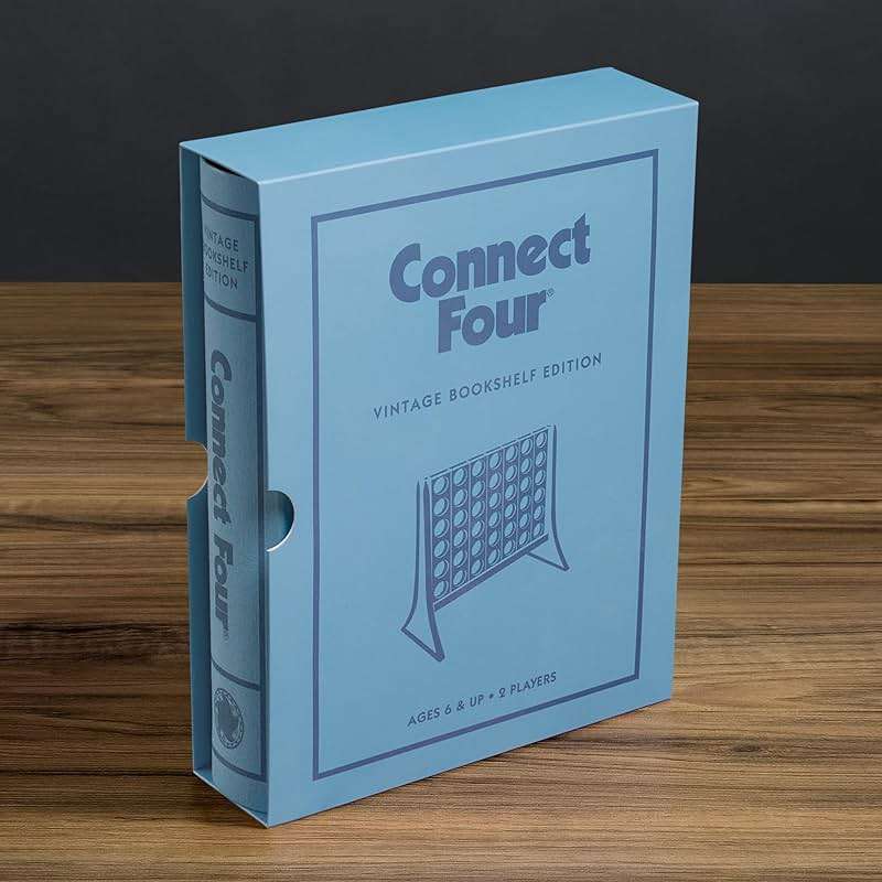 WS Game Company Connect Four Vintage Bookshelf Edition - Image 7