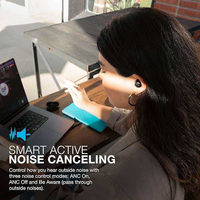 JLab JBuds ANC 3, True Wireless Earbuds, Active Noise Cancelling, Multipoint Connect, Google Fast Pair, Black - Image 2