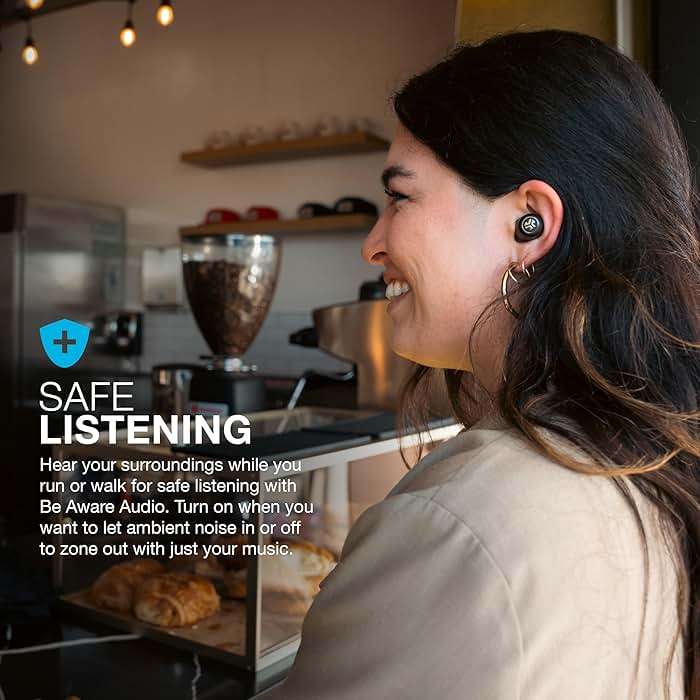 JLab JBuds ANC 3, True Wireless Earbuds, Active Noise Cancelling, Multipoint Connect, Google Fast Pair, Black - Image 6