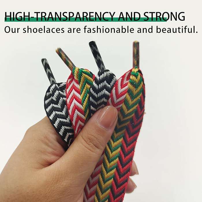 UamGlsob 2 Pairs Thick Shoe Laces for Lanvin Sneakers, 3/32'(3cm) Jumbo Chunky Fat Shoelaces Strings Replacement Laces - Image 8