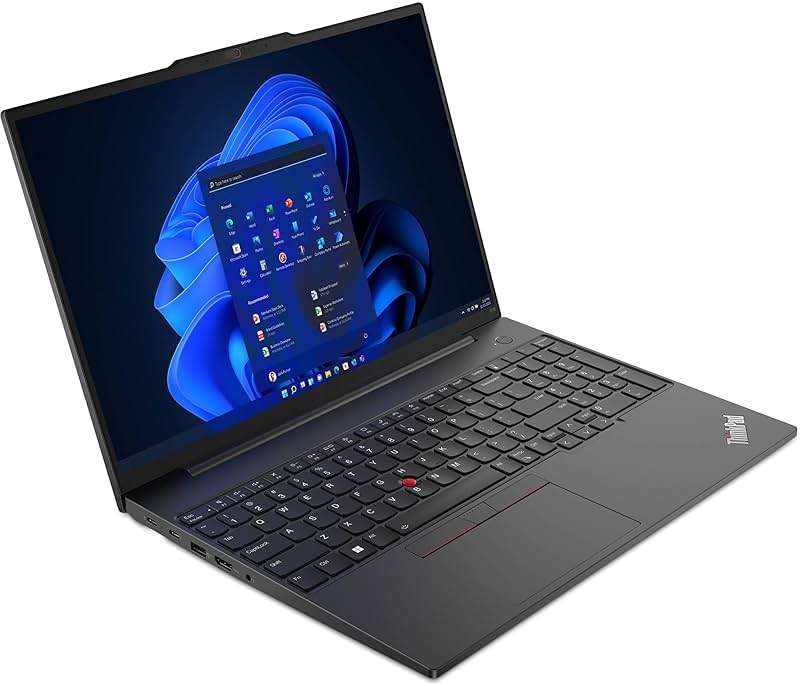 Lenovo ThinkPad E16 Gen 2 Business Laptop (16" FHD+ Touchscreen, AMD Ryzen 7 7735U (> Intel i7-1355U), 16GB DDR5 RAM, 512GB SSD), Backlit KB, 1080p Webcam, Wi-Fi 6E, Ethernet, Win 11 Pro w/ Copilot - Image 9