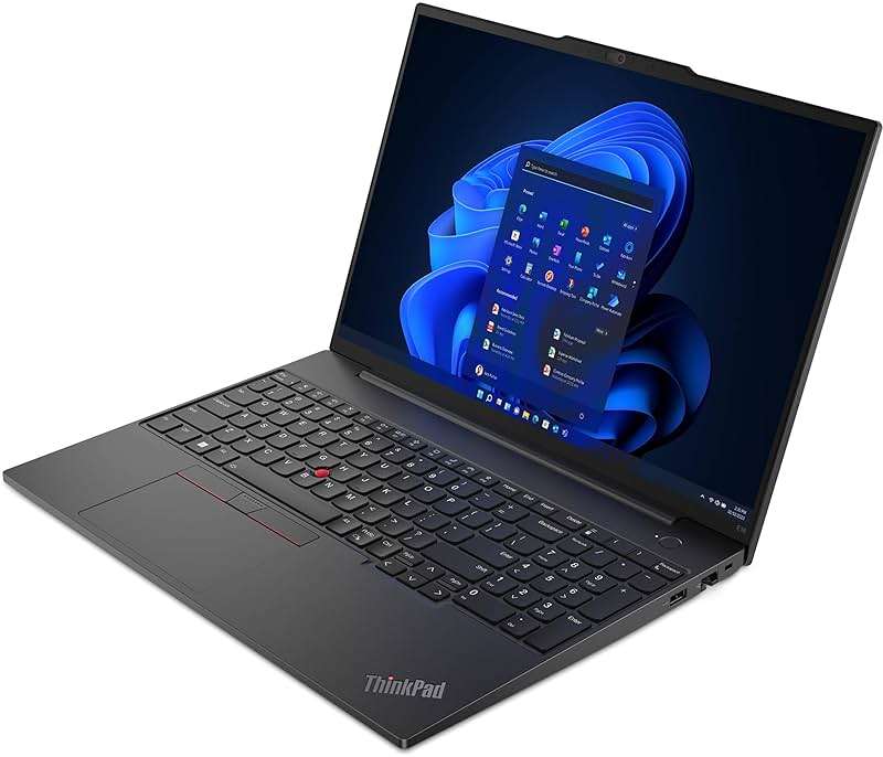 Lenovo ThinkPad E16 Gen 2 Business Laptop (16" FHD+ Touchscreen, AMD Ryzen 7 7735U (> Intel i7-1355U), 16GB DDR5 RAM, 512GB SSD), Backlit KB, 1080p Webcam, Wi-Fi 6E, Ethernet, Win 11 Pro w/ Copilot - Image 10