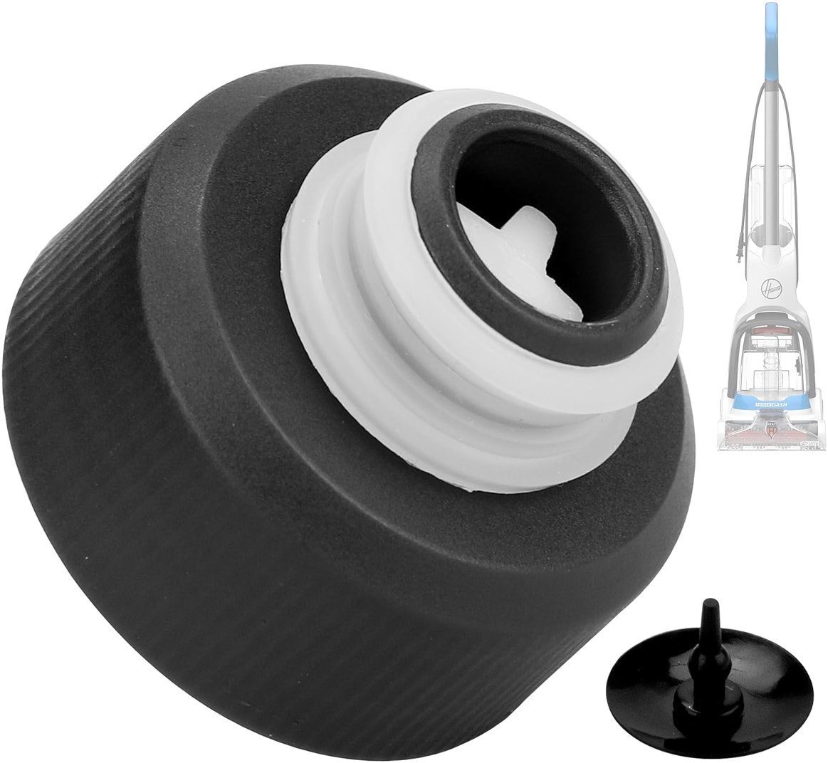 440012803 Solution Tank Cap for Hoover Carpet Cleaner Replacement Parts, Pet Shampooer Carpet Cleaner Cap Compatible with Hoover SmartWash fh52000, Powerdash Pet fh50700 and FloorMate Jet Machine - Product Image