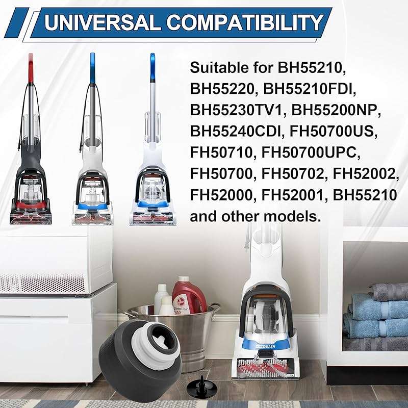 440012803 Solution Tank Cap for Hoover Carpet Cleaner Replacement Parts, Pet Shampooer Carpet Cleaner Cap Compatible with Hoover SmartWash fh52000, Powerdash Pet fh50700 and FloorMate Jet Machine - Image 3