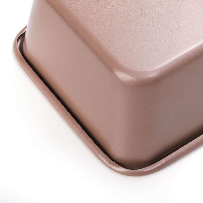 Elsjoy 4 Pack Non-Stick Loaf Pan, 9.5 x 5.5 Inch Champagne Bread Loaf Pans Carbon Steel Bread Tin Set for Baking, Metal Bakeware for Bread, Meatloaf, Cake - Image 7