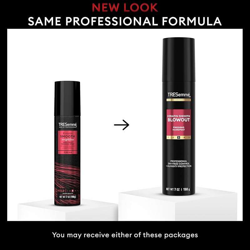 TRESemmé Anti-Frizz Finishing Spray Keratin Smooth for a Flexible Hold Weightless 7 Fl Oz - Image 3