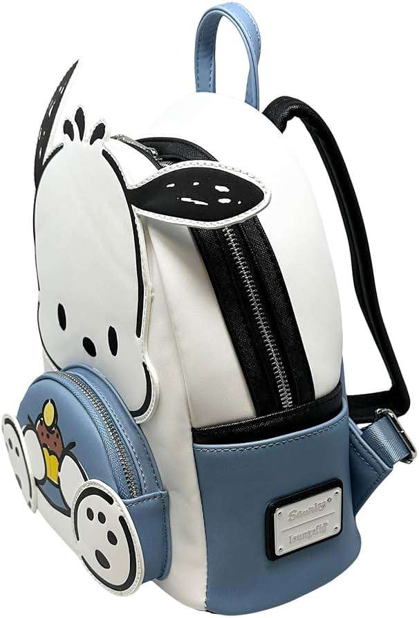 Loungefly Sanrio Pochacco Cosplay Womens Double Strap Shoulder Bag Purse - Image 2