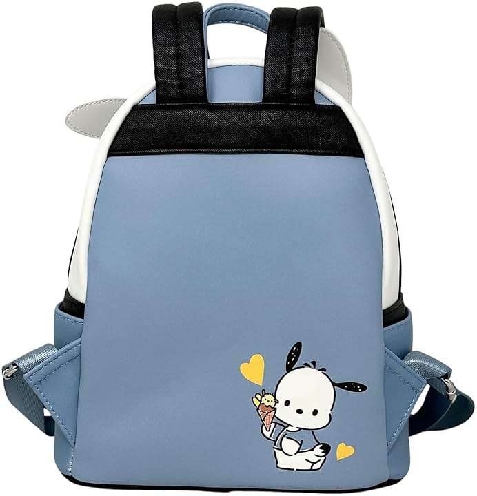 Loungefly Sanrio Pochacco Cosplay Womens Double Strap Shoulder Bag Purse - Image 3