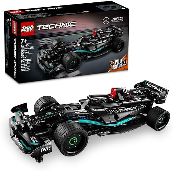 LEGO Technic Mercedes-AMG F1 W14 E Performance Pull-Back Car Toy, Vehicle Building Set for Boys and Girls, Mercedes Race Car Toy Model, Gift for Kids Ages 7 and Up, 42165 - Product Image