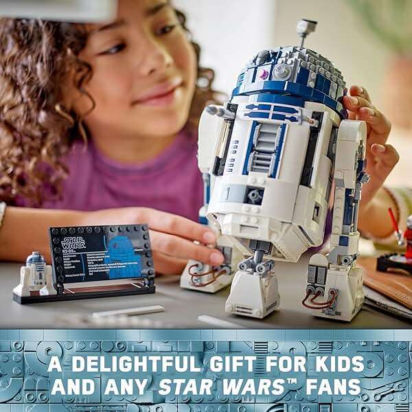 LEGO Star Wars R2-D2 Building Toy Set - Play or Display Star Wars Toy for Boys & Girls, Ages 10+ - Gift Ideas for Kids & Fans - Includes 25th Anniversary Darth Malak Minifigure - 75379 - Image 2