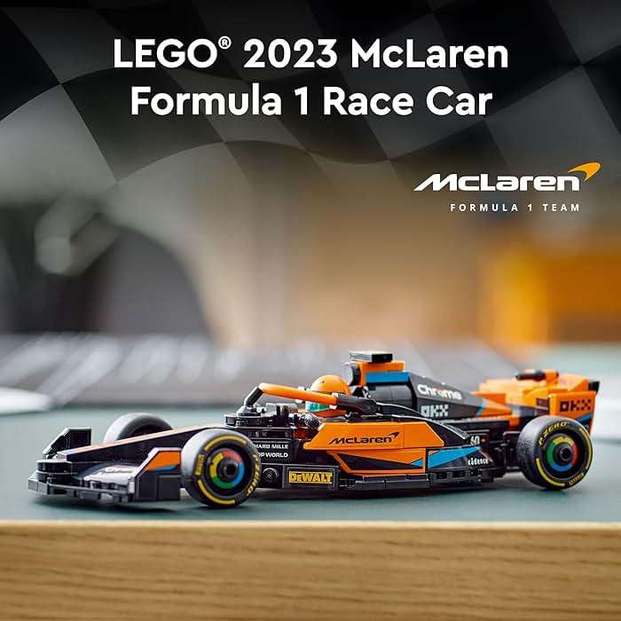 LEGO Speed Champions 2023 McLaren Formula 1 Race Car Toy for Play and Display, Buildable McLaren Toy Set for Kids, F1 Toy Gift Idea for Boys and Girls Ages 9 and Up who Enjoy Independent Play, 76919 - Image 2