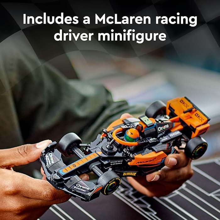 LEGO Speed Champions 2023 McLaren Formula 1 Race Car Toy for Play and Display, Buildable McLaren Toy Set for Kids, F1 Toy Gift Idea for Boys and Girls Ages 9 and Up who Enjoy Independent Play, 76919 - Image 6