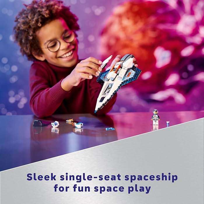 LEGO City Interstellar Spaceship Toy for Kids, Creative Play Space Building Set with Spacecraft Model, Drone, and Astronaut Figure, Building Toy for Boys, Girls and Kids Ages 6 and Up, 60430 - Image 3