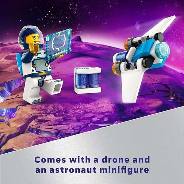 LEGO City Interstellar Spaceship Toy for Kids, Creative Play Space Building Set with Spacecraft Model, Drone, and Astronaut Figure, Building Toy for Boys, Girls and Kids Ages 6 and Up, 60430 - Image 5