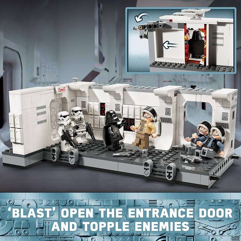LEGO Star Wars: A New Hope Boarding The Tantive IV Fantasy Toy, Collectible Star Wars Toy with Exclusive 25th Anniversary Minifigure Clone Trooper Fives, Gift Idea for Kids Ages 8 and Up, 75387 - Image 3