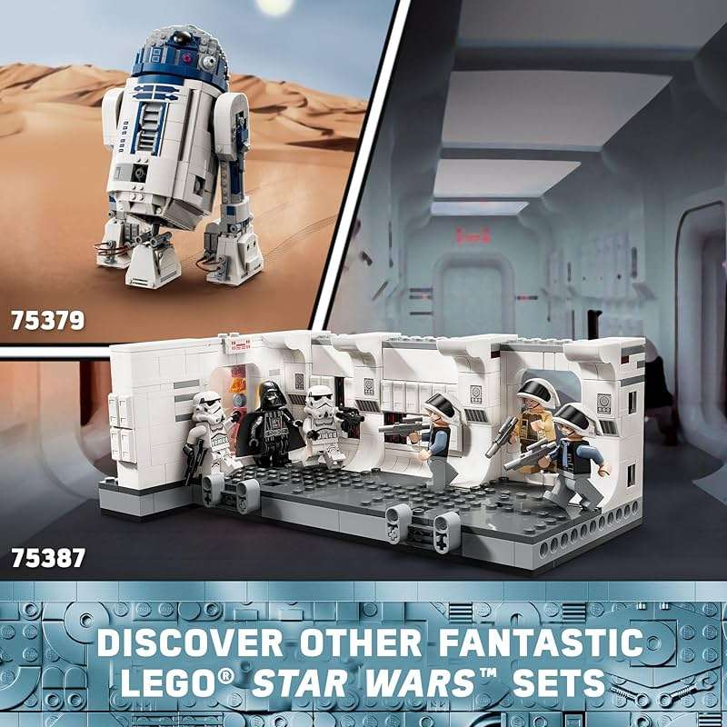 LEGO Star Wars: A New Hope Boarding The Tantive IV Fantasy Toy, Collectible Star Wars Toy with Exclusive 25th Anniversary Minifigure Clone Trooper Fives, Gift Idea for Kids Ages 8 and Up, 75387 - Image 6