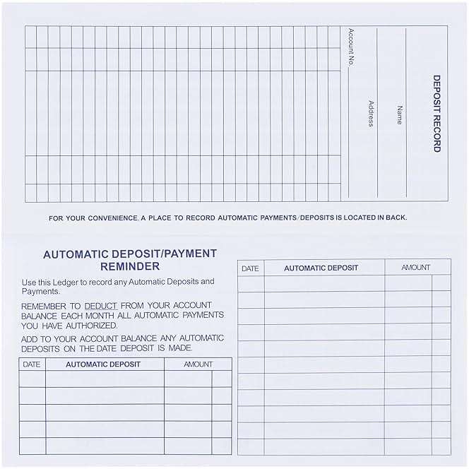20 Pack Checkbook Register, Check Registers for Personal, Blank Ledger Transaction Registers for Personal or Business Bank, Check Register Book for Checking and Saving Account, Deposit and Credit Card - Image 7
