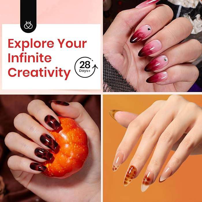 Beetles Nail Glue and Blooming Gel Set - 15ml 2Pcs Nail Art Gel for Blooming Aura Nails Marble Effects and Strong Nail Tips Bonding, Nail Supplies for Salon or DIY Manicure at Home - Image 2