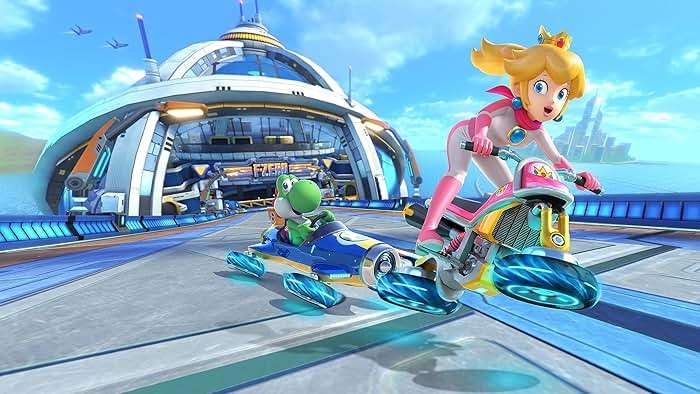 Nintendo Switch™ Mario Kart™ 8 Deluxe Bundle (Full Game Download + 3 Mo. Nintendo Switch Online Membership Included) - Image 9