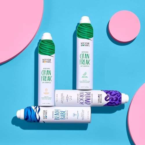Not Your Mother's Clean Freak Refreshing Jumbo Dry Shampoo (2-Pack) - 12 oz - Instantly Refreshes Hair Between Washes - Fresh Citrus Scent - Ultimate Oil Absorption - For All Hair Types - Image 8