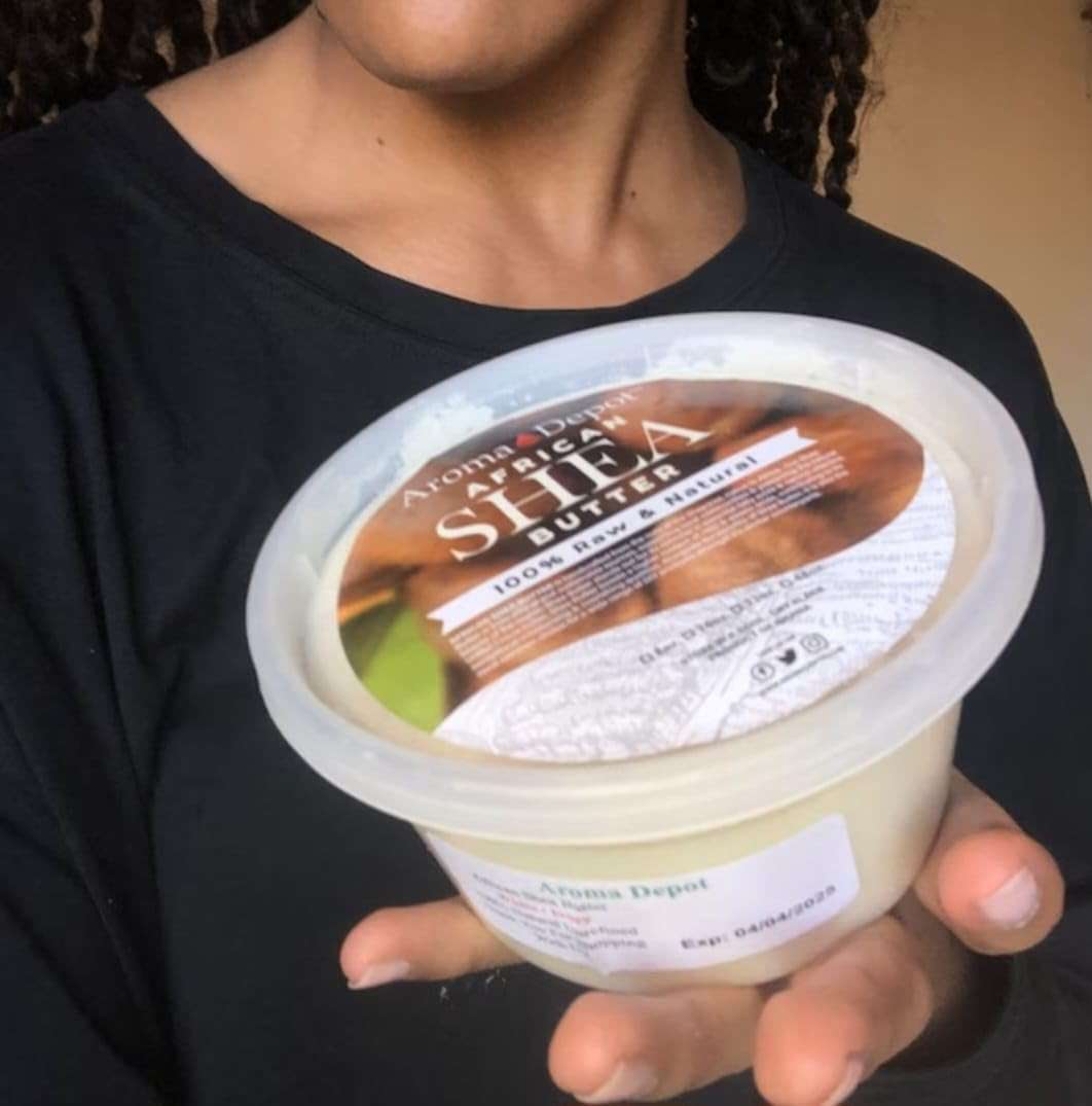 Raw African Shea Butter 8 oz Ivory/White Grade A 100% Pure Natural Unrefined Fresh Moisturizing, Ideal for Dry and Cracked Skin. It can be used in Body, Hair and Face. - Image 5