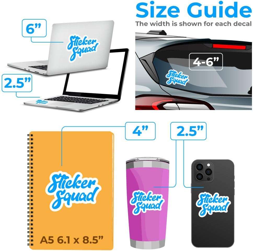 Custom Stickers and Custom Decals. Upload Your Photo, Text, Logo, or Image. UV & Fade Resistant, Dishwasher Safe, Vinyl w/Air Release Adhesive for Bubble Free Installation. Choose Quantity, Senge - Image 5