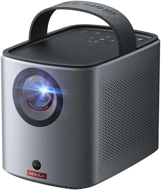 NEBULA Mars 3 Air GTV Projector - Netflix Officially Licensed, 400 ANSI-Lumen Brightness, Native 1080P, Dolby Digital Sound,150-Inch Picture, Built-In Battery for 2.5 Hours of Playtime Anywhere. - Image 1