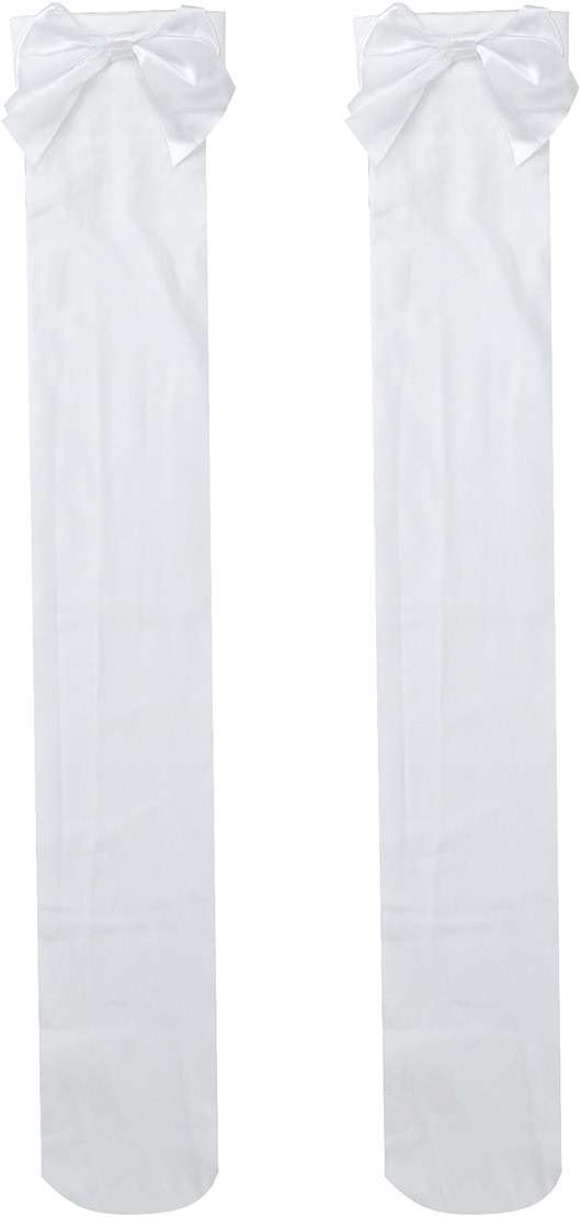 Bestjybt Women's Satin Bow Stockings Thigh High Over Knee Stockings - Image 2