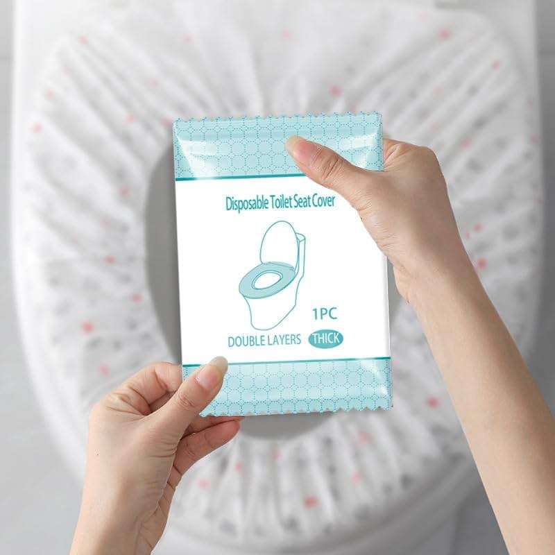 Disposable Toilet Seat Cover Independently Packaged With Non-Woven Fabric 20 Pack Of Travel Essentials - Image 2