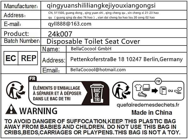 Disposable Toilet Seat Cover Independently Packaged With Non-Woven Fabric 20 Pack Of Travel Essentials - Image 7