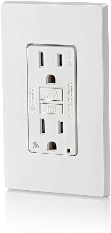 Leviton Smart GFCI, 15 Amp, Self Test, Tamper-Resistant with LED Indicator Light, Send Notifications Directly to Your Smartphone, D2GF1-KW, White - Image 3