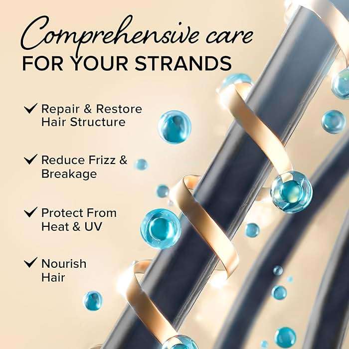 MAREE Hair Oil for Frizzy - Hair Vitamins Keratin Styling Capsules with Jojoba & Argan Oil - Anti Frizz Serum for Women Heat Protectant - Frizzy, Damaged, Dry & Curly - Gotas & Aceite Para el Cabello - Image 8